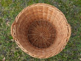 Cesta de mimbre vintage – Grande – Ratán