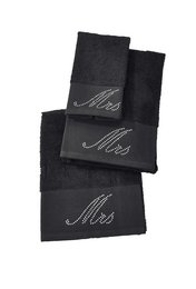 Håndtuchserie BLACK LINE STONE MRS