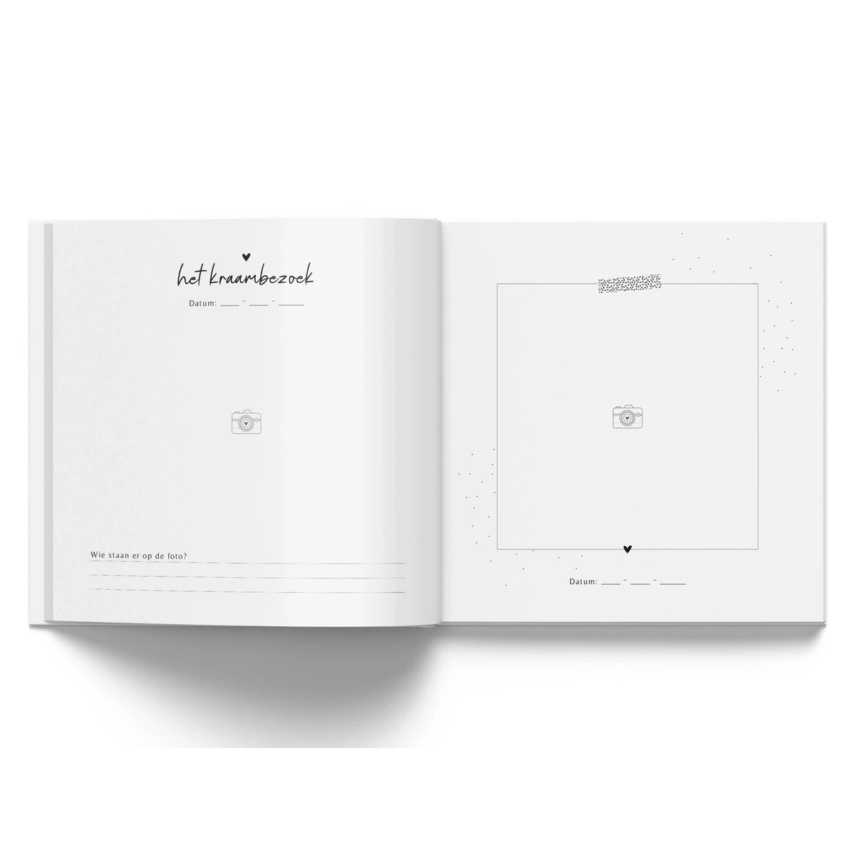 Fyllbooks My maternity visit book - Linen Taupe