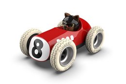 Playforever - Karlos Egg Car - Hardy - Czerwony -