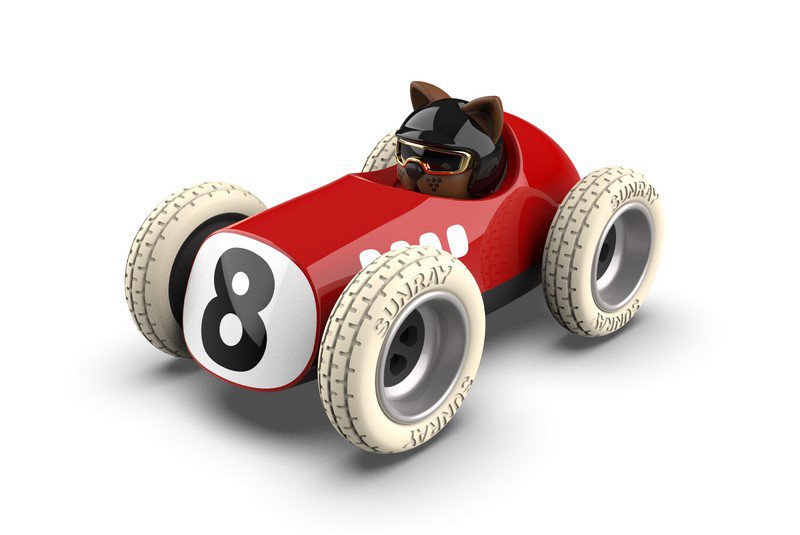 Playforever - Karlos Egg Car - Hardy - Rød -