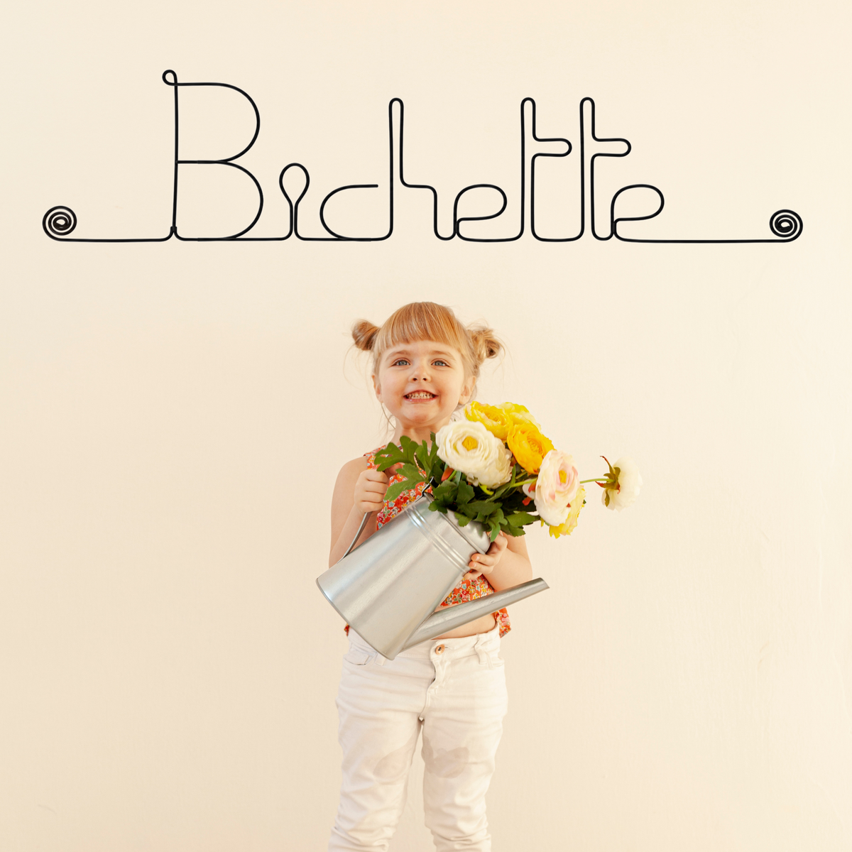 Draadwanddecoratie "Bichette" - om op te pinnen - Wandsieraden - Kinder-/Tienerkamer