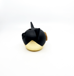 Divided Gold Piggy Bank
