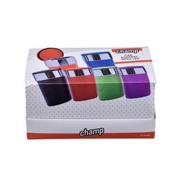 Ashtray with LED, assorted colors, diameter 8 cm