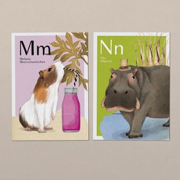 ABC cards expansion set with animals
