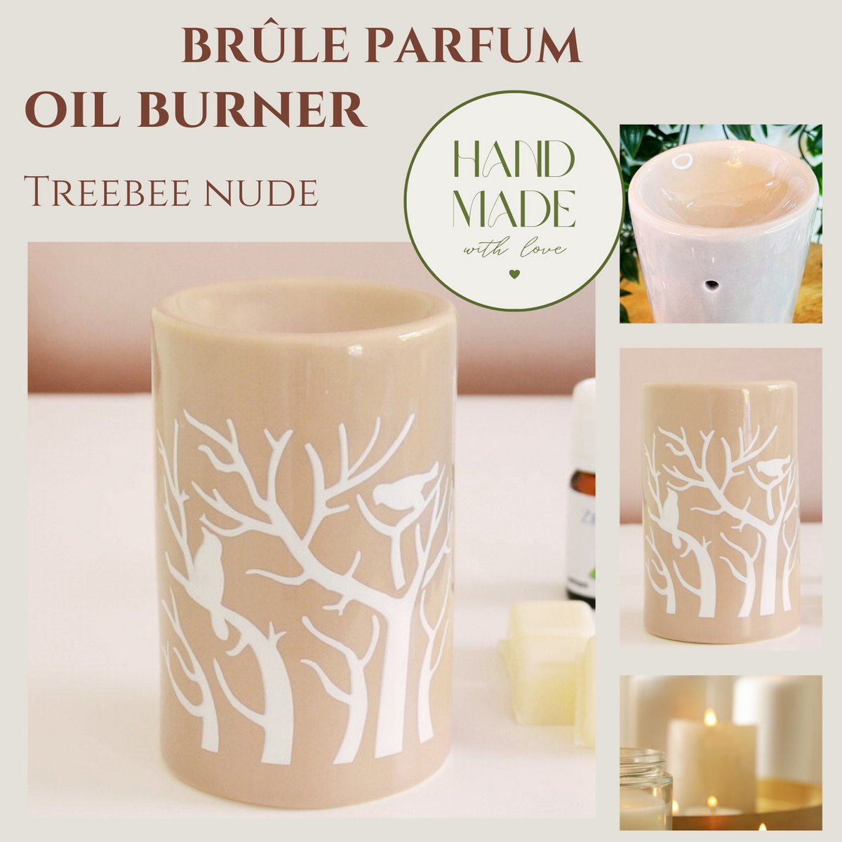 Parfumbrander in geperforeerd keramiek | Veel modellen om uit te kiezen