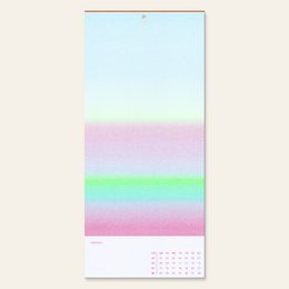 Risographie Wandkalender 2027 (12,8 x 28,5 cm)
