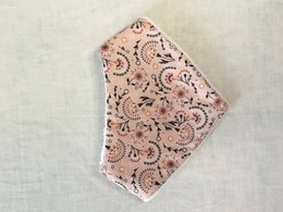 Bandana bib Pink clay