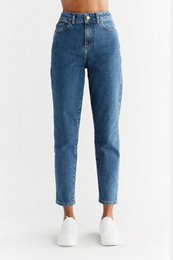 WN1009-231 | Dame Mom Fit - Lapis Blue