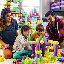 Boîte de bateau Blockaroo-10 pièces-jouets magnétiques