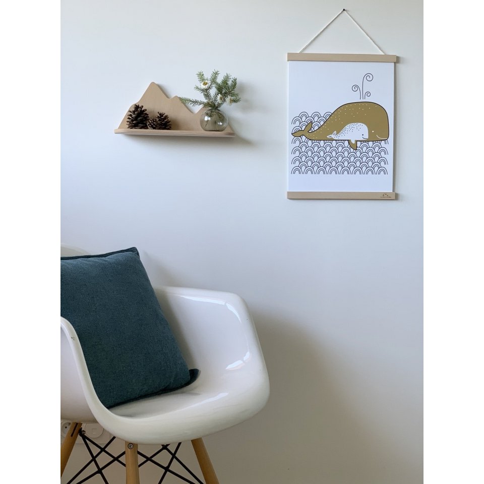Paper poster - The whale and its calf