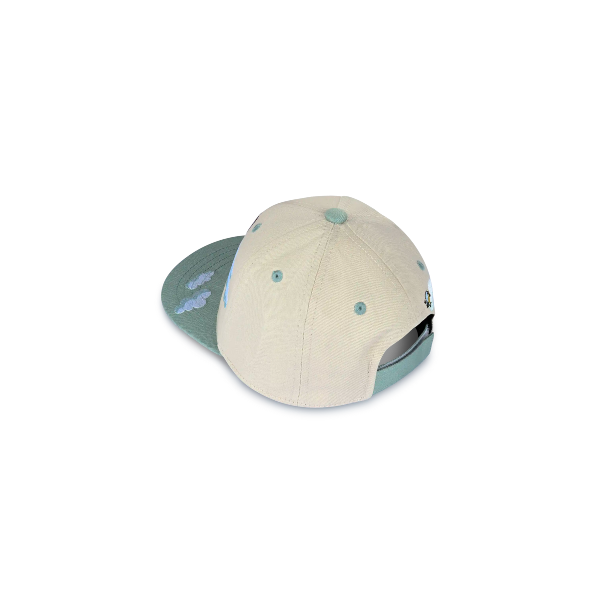 koaa – Den lille muldvarp “Over skyerne” – Snapback beige/blå