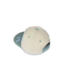 koaa – Den lille muldvarp “Over skyerne” – Snapback beige/blå