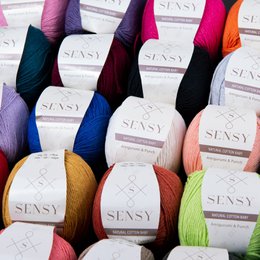 Sensy Premium Natural Baby Cotton 100% filato di cotone morbido per lavoro a maglia e uncinetto Amigurumi