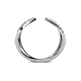 Aurora Ring - Sølv og krystal