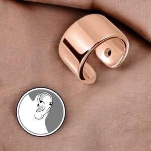 Oosterse oorbellen van roséverguld 925 sterling zilver - Marokkaans motief | Festivalsieraden in etnisch-tribale stijl | Handgemaakt en allergievriendelijk OHR925-155