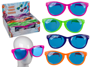 Riesige Spaßbrille mit farbigen Gläsern,