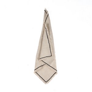 The Tuscany Napkin - Natural Black - 45x45