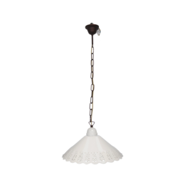 Perforated cone chandelier 40 cm with brass chain