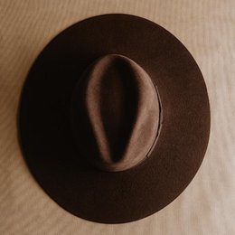 Tlaquepaque · Brown fedora felt hat