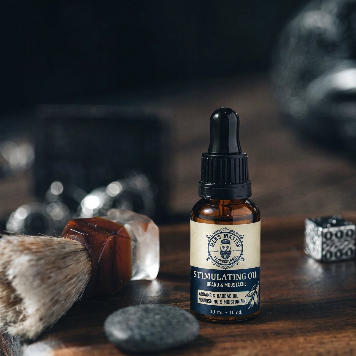 Olejek do brody dla mężczyzn Master – Miękkość i Połysk – 30ml