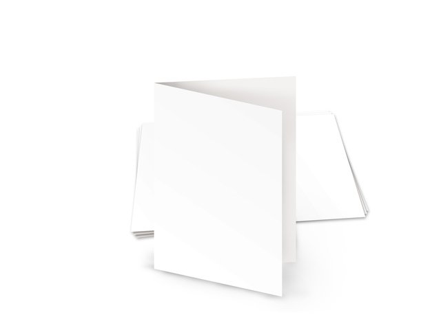 Cartes doubles Kangaro 105x 150mm 300gr blanc 25 pièces