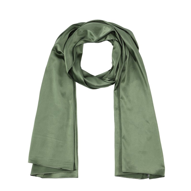 Schal Satin Long Panter Print