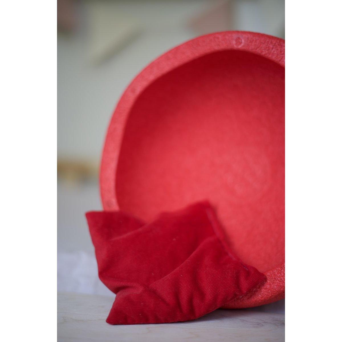 Pittenzakjes regenboog, sensory bean bag rainbow, kirschkernkissen regenbogen