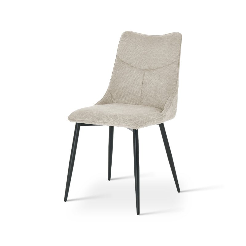 Chaise de salle à manger Giselle [lot de 2] [tissu lin]