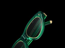 Walton & Mortimer nr. 21 “Enkeproducenten” Poison Green Limited Edition solbriller