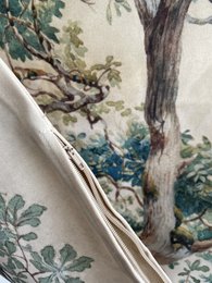 Vintage botanisk akvarel pude naturinspireret indretning | TRE001