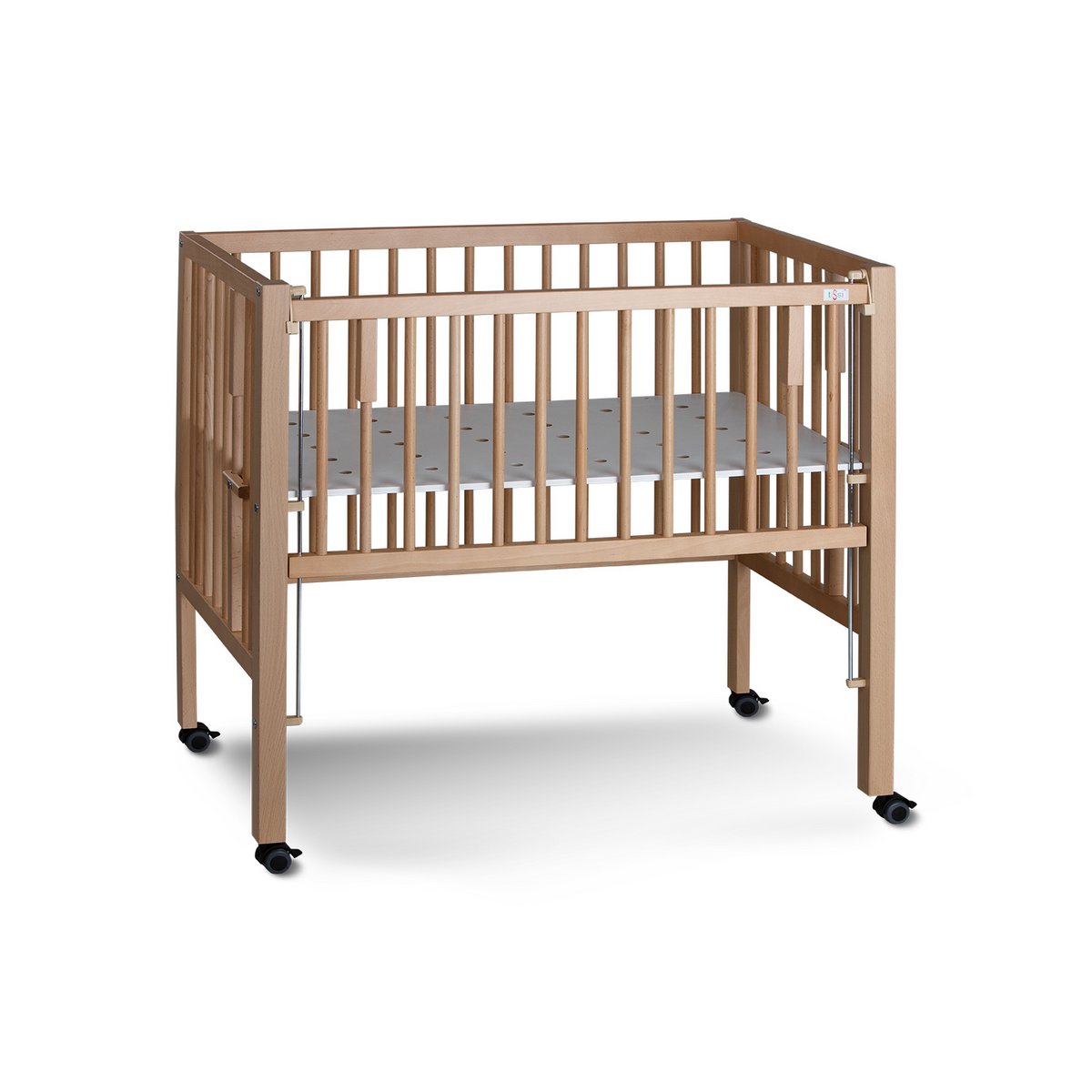 tiSsi® MAXI BOXSPRING Beistellbett natur 90x50 cm