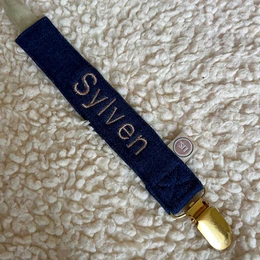 Pacifier cord - denim I