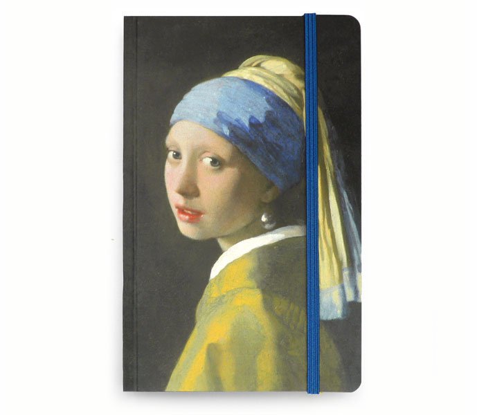 Cuaderno de tapa blanda A6, La joven de la perla, Vermeer