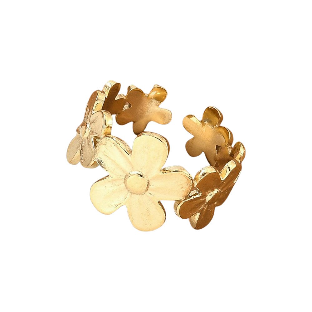 LOUIZ Ring with Flowers