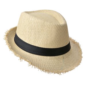 Hut Damen Ø 58 cm Beige Paperstro Sonnenhut