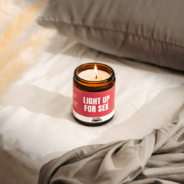 Funny Gift Candle – LOVE MOOD – Scented Handmade Soy wax