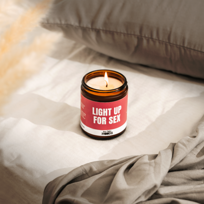 Funny Gift Candle – LOVE MOOD – Scented Handmade Soy wax