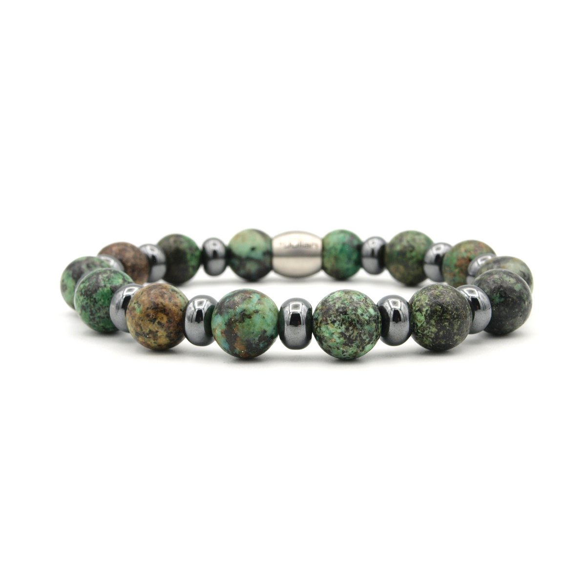 armband Umi hematiet Afrikaans turquoise (10mm)