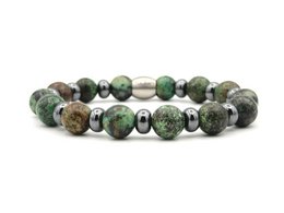 armband Umi hematiet Afrikaans turquoise (10mm)