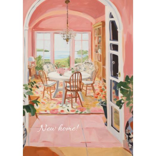 Nachhaltige Karte - Neues Zuhause