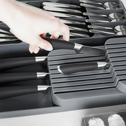 Knife organizer plastic 39x14.5x7.5cm