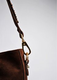 BOHO IBIZA BAG - Bandolera Tiger Turquesa (70cm) + Bolso de ante (Cocoa)