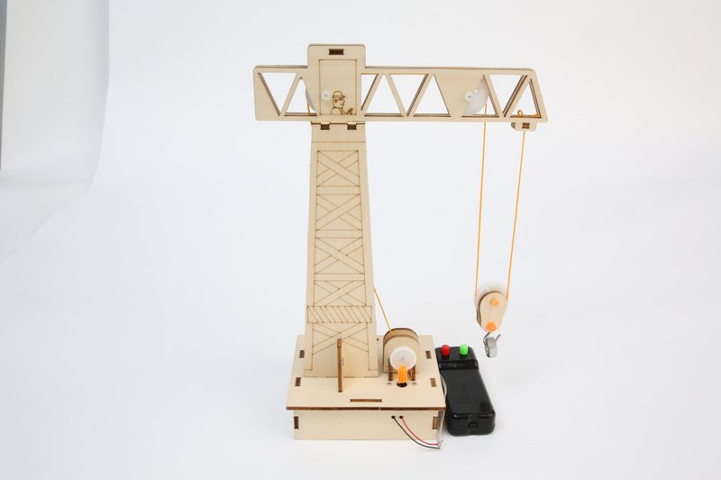 Bouwpakket Hijskraan- Science Kit