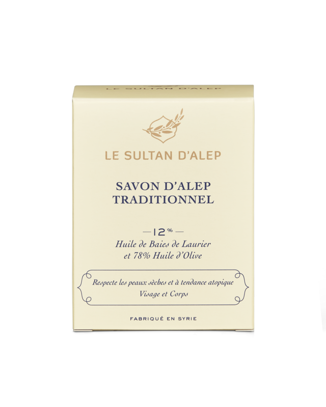 Solid Aleppo soap 12 %