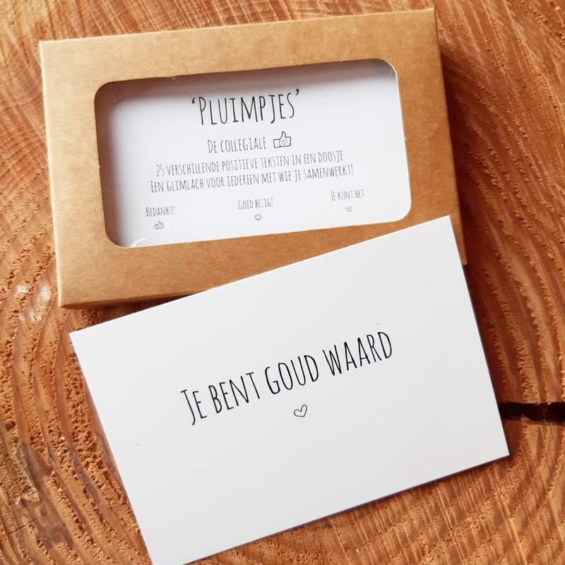 Plumes per 50 | compliment cards