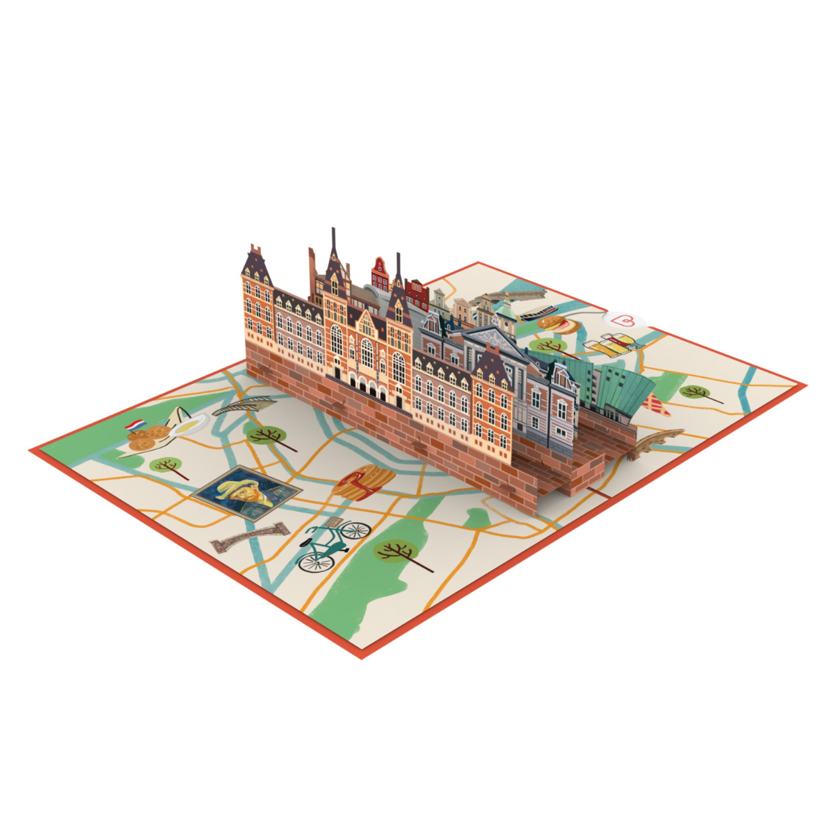 Carte pop-up Amsterdam