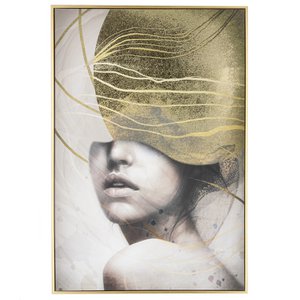 Painting woman gold foil 60x90cm