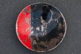 Grande ciotola "Leo" Ø 38 cm fatta di barili di petrolio riciclati Upcycling | colori diversi