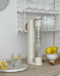 Beige bubliq drink carbonator